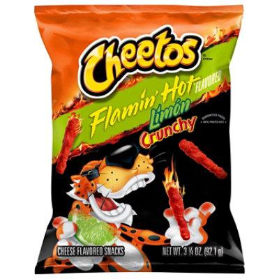 CHEETOS Crunchy Flamin Hot Limon - 3.25 Oz - Image 3