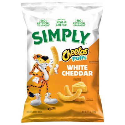 CHEETOS Simply White Cheddar Puffs - 2.5 Oz - Image 1