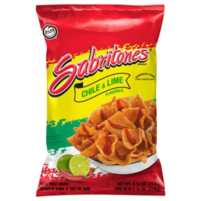 Sabritones Chile Lime Puffed Wheat Snacks - 2.75 Oz - Image 3