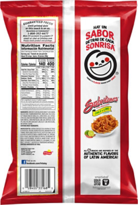 Sabritones Chile Lime Puffed Wheat Snacks - 2.75 Oz - Image 6