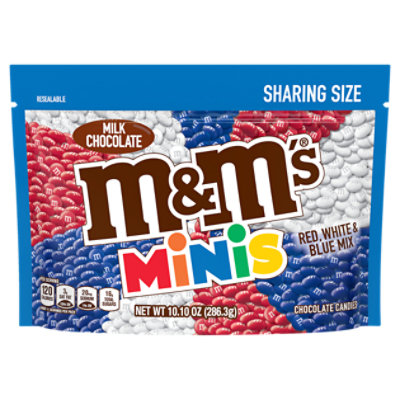 M&M's Red, White & Blue Patriotic Peanut Chocolate Candy Sharing Size
