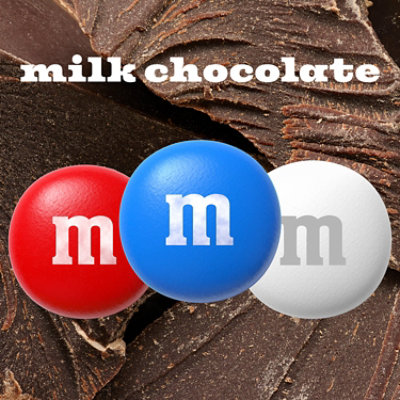M&M'S Candies Chocolate Red White & Blue Mix Patriotic Milk Chocolate Party Size - 38 Oz - Image 2
