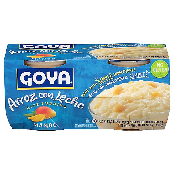 Goya Mango Rice Pudding 4 Count - 16 Oz