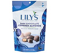 Lilys Sweets Almonds Dark Chocolate - 3.5 Oz