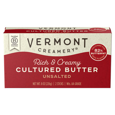 Vermont Creamery Cultured Butter Sticks Unsalted 2 Count - 8 Oz - Image 2