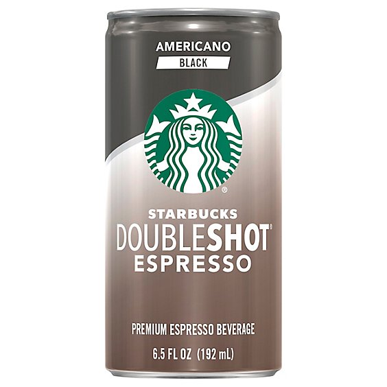 Starbucks Doubleshot Espresso Americano Black - 6.5 Fl. Oz.