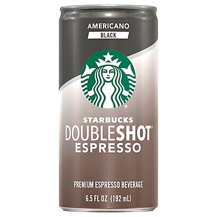 Starbucks Doubleshot Espresso Americano Black - 6.5 Fl. Oz. - Image 1