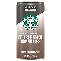 Starbucks Doubleshot Espresso Americano Black - 6.5 Fl. Oz. - Image 1