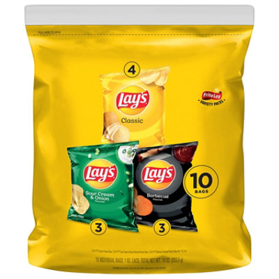 Lays Potato Chips Variety Pack 10 Count - 10 Oz - Image 2