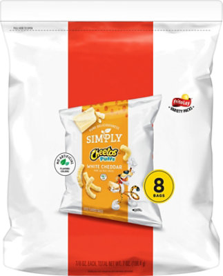 CHEETOS Simply Snacks White Cheddar Puffs - 7 Oz - Image 6