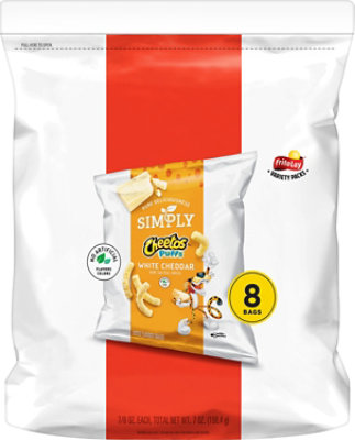 CHEETOS Simply Snacks White Cheddar Puffs - 7 Oz - Image 2