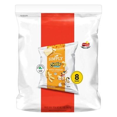 CHEETOS Simply Snacks White Cheddar Puffs - 7 Oz