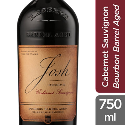 Josh Cellars Reserve Bourbon Barrel Aged Cabernet Sauvignon - 750 Ml - Image 1