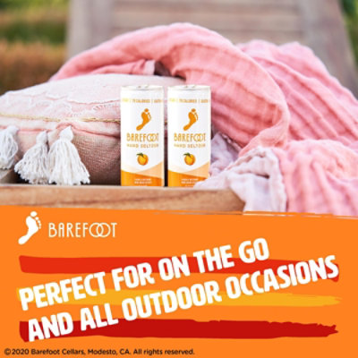 Barefoot Seltzer Hard Wine Based Peach & Nectarine Gluten Free Pack - 4-8.4 Fl. Oz. - Image 5