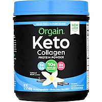 Orgain Keto Protein Powder Ketogenic Collagen With Mct Oil Vanilla - 0.88 Lb - Image 2