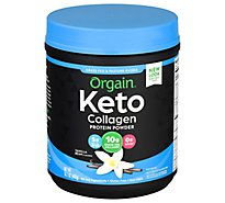 Orgain Keto Protein Powder Ketogenic Collagen With Mct Oil Vanilla - 0.88 Lb