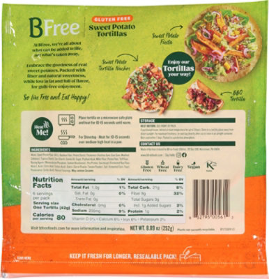 Sweet Potato Wrap Gluten Free - 8.89 Oz - Image 6