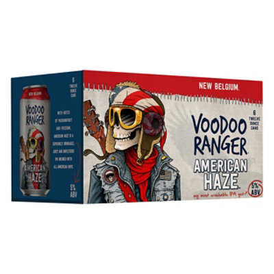 New Belgium Voodoo Ranger American Haze IPA Can - 6-12 Fl. Oz. - Image 1