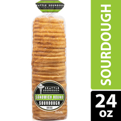 Seattle Sourdough Baking Company Bread Sandwich Round Sourdough - 24 Oz