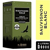 Bota Box Nighthawk Gold Vibrant Sauvignon Blanc White Wine California - 3 Liter - Image 1
