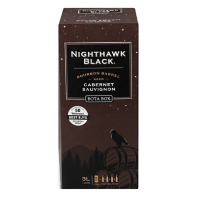 Bota Box Nighthawk Black Bourbon Barrel Cabernet Sauvignon Red Wine - 3 Liter - Image 5