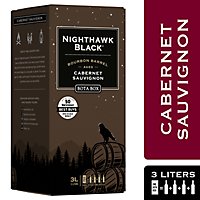 Bota Box Nighthawk Black Bourbon Barrel Cabernet Sauvignon Red Wine - 3 Liter - Image 1