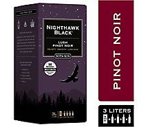Bota Box Nighthawk Black Lush Pinot Noir Red Wine California - 3 Liter