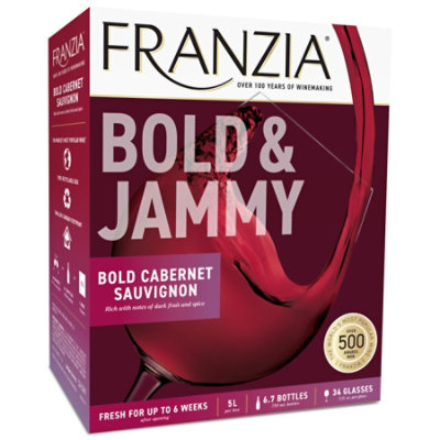 Franzia Cabernet Sauvignon Red Wine - 5 Liters - Image 1