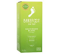 Barefoot On Tap White Wine Sauvignon Blanc Box - 3 Liter