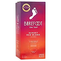 Barefoot On Tap Red Wine Sunset Red Blend Box - 3 Liter - Image 1