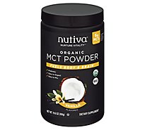 Nutiva Powder Mct Vanilla - 10.6 Oz