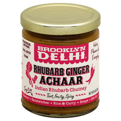Brooklyn Delhi Achaar Rhubarb Ginger - 9 Oz
