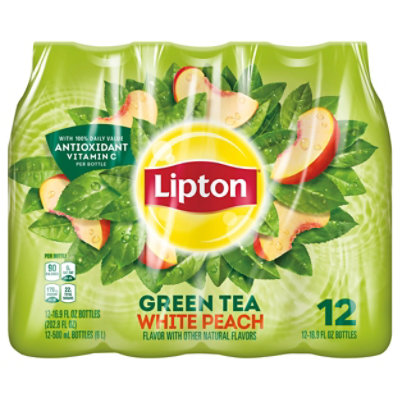 Lipton Green Tea White Peach - 12-16.9Fl. Oz - Image 3