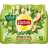 Lipton Green Tea White Peach - 12-16.9Fl. Oz. - Image 1