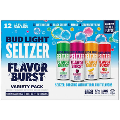 Bud Light Gluten Free Hard Seltzer Variety Pack  In Slim Cans - 12-12 Fl. Oz. - Image 2