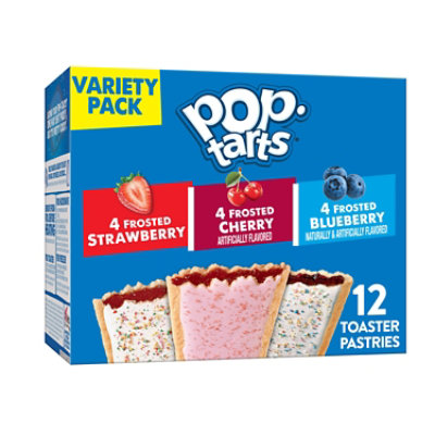 Pop-Tarts Toaster Pastries Breakfast Foods Variety Pack 12 Count - 20.3 Oz