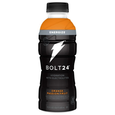 Bolt24 Hydration Drink With Electrolytes Orange Passion Fruit - 16.9 Fl. Oz.