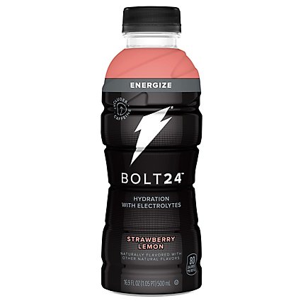 Bolt24 Hydration With Electrolytes Strawberry Lemon - 16.9 Fl. Oz. - Image 3