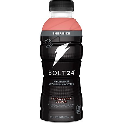 Bolt24 Hydration With Electrolytes Strawberry Lemon - 16.9 Fl. Oz. - Image 2