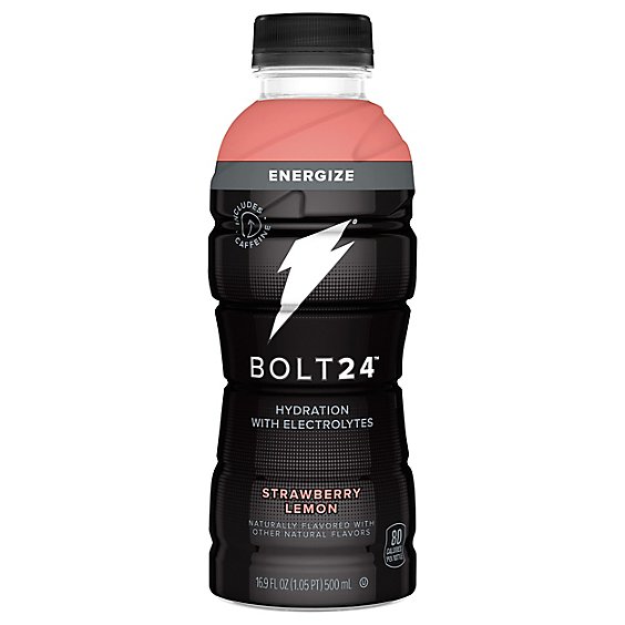 Bolt24 Hydration With Electrolytes Strawberry Lemon - 16.9 Fl. Oz.