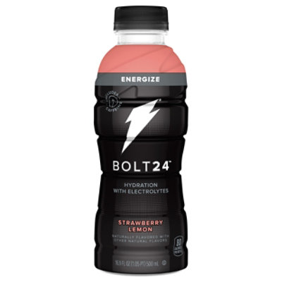 Bolt24 Hydration With Electrolytes Strawberry Lemon - 16.9 Fl. Oz.