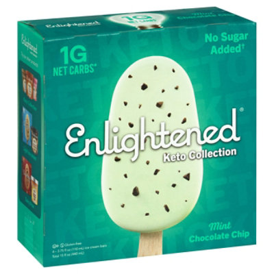 Download Enlightened Keto Collection Ice Cream Bars Mint Chocolate Chip 4 3 75 Fl Oz Pavilions