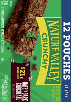 Nature Valley Granola Bars Crunchy Oats N Dark Chocolate - 12-1.49 Oz - Image 6