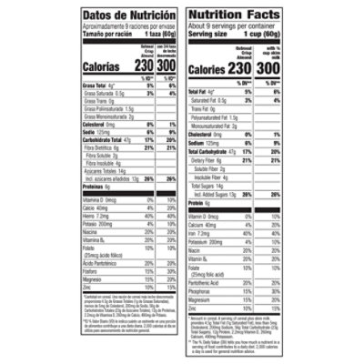 General Mills Oatmeal Crisp Crunchy Almond Cereal - 19.7 Oz - Image 3
