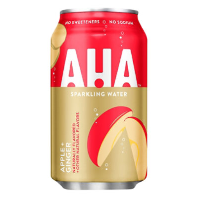AHA Sparkling Water Apple Ginger - 8-12 Fl. Oz. - Image 3