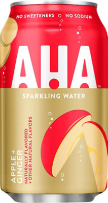 AHA Sparkling Water Apple Ginger - 8-12 Fl. Oz.