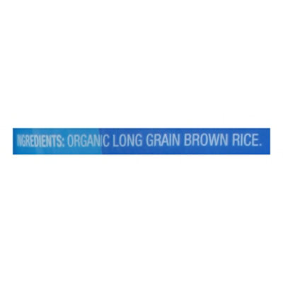 O Organics Rice Brown Long Grain - 32 Oz - Image 4