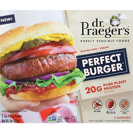 Dr. Praegers Burgers Perfect 2 Count - 8 Oz - Image 2