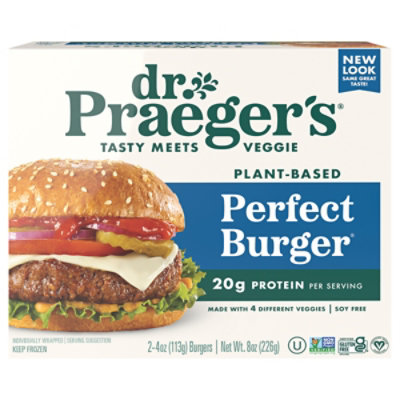 Dr. Praegers Burgers Perfect 2 Count - 8 Oz - Image 1