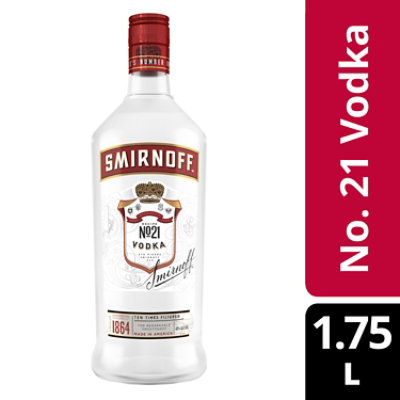 Smirnoff Vodka Recipe No. 21 80 Proof PET - 1.75 Liter - Image 1